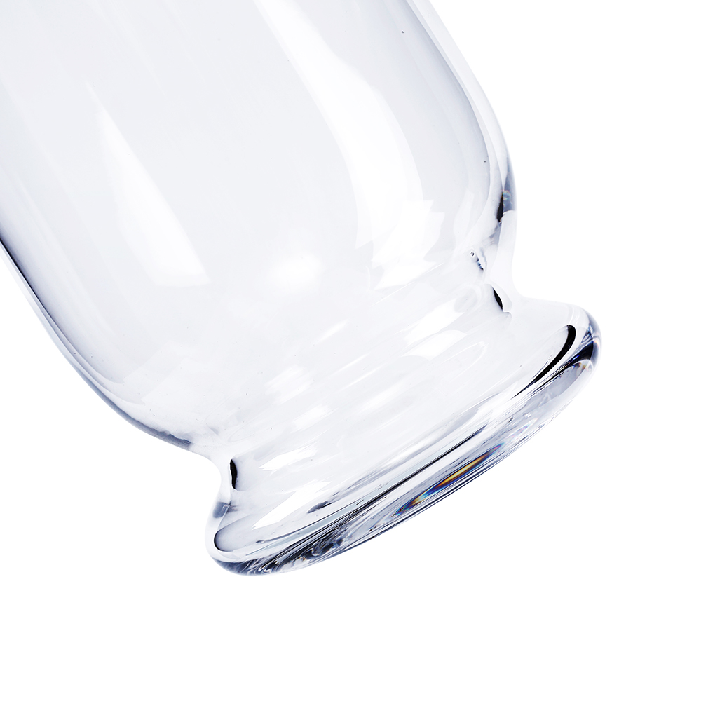 54003	 D5.7"H9.8" - GLASS HURRICANE VASE