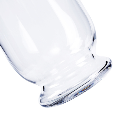 54003	 D5.7"H9.8" - GLASS HURRICANE VASE