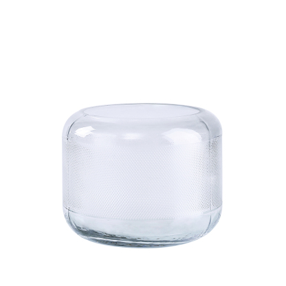 46219	 D6"H4.5" - GLASS VASE