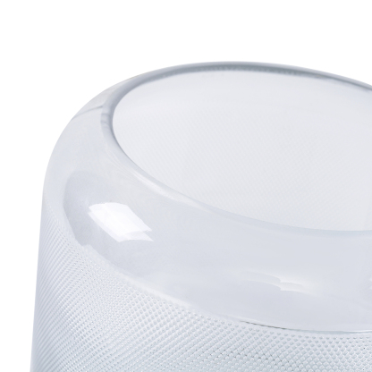 46219	 D6"H4.5" - GLASS VASE