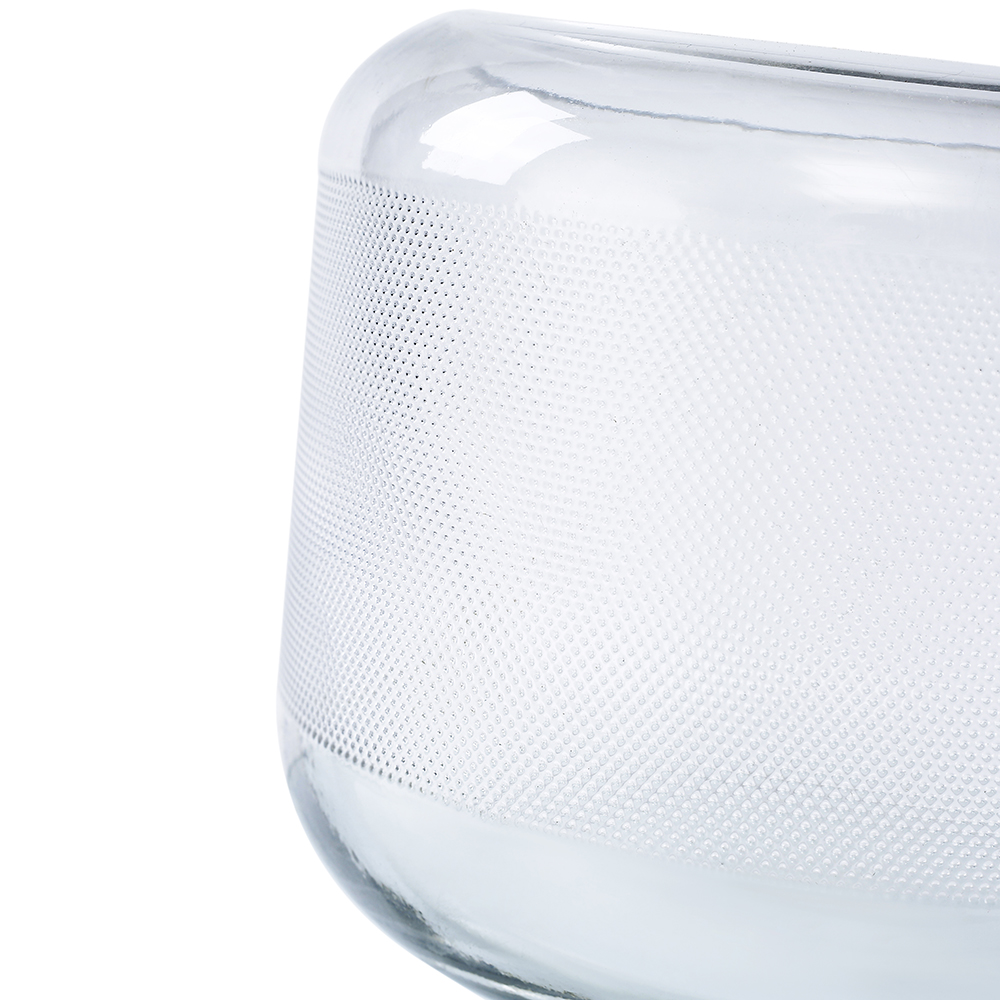 46219	 D6"H4.5" - GLASS VASE
