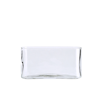 89005	 L10"W3"H4.5" - GLASS VASE