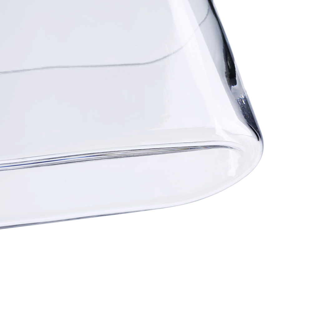 89005	 L10"W3"H4.5" - GLASS VASE