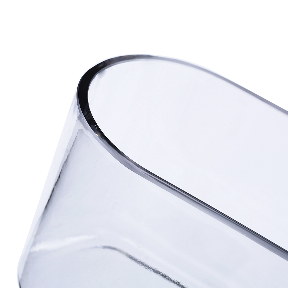 89005	 L10"W3"H4.5" - GLASS VASE