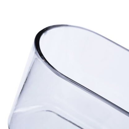 89005	 L10"W3"H4.5" - GLASS VASE