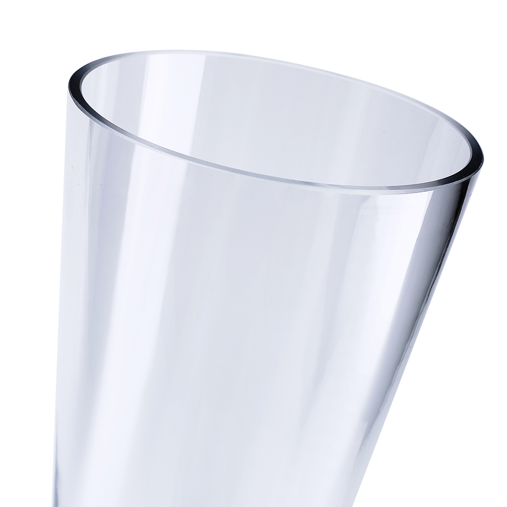 60004	 D6"H12.5" - CLEAR GLASS VASE