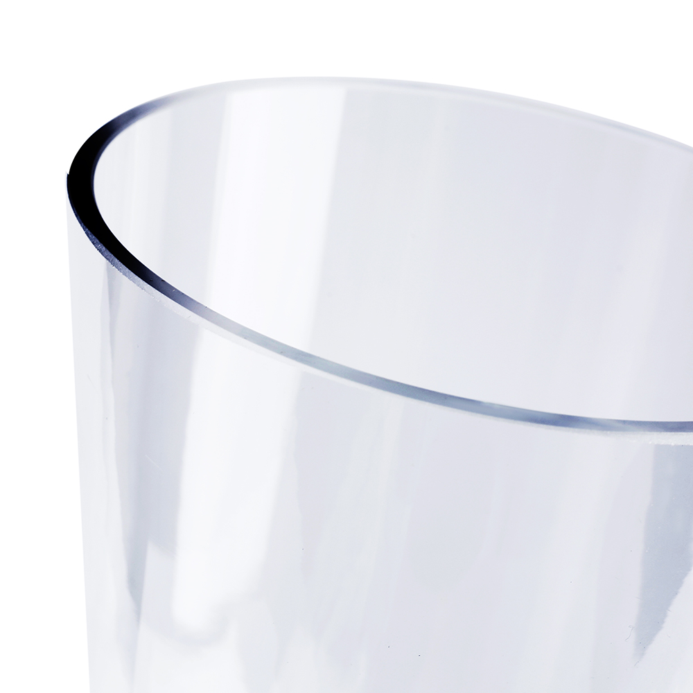 60004	 D6"H12.5" - CLEAR GLASS VASE
