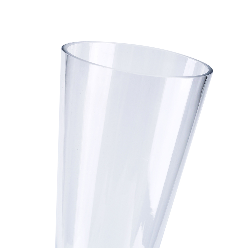 80002	 D4"H23.5" - GLASS TRUMPET VASE