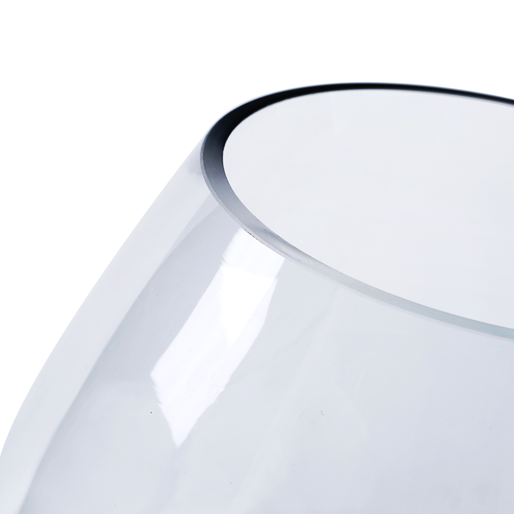 84021S	 D7.5"H6.5" - CLEAR GLASS VASE
