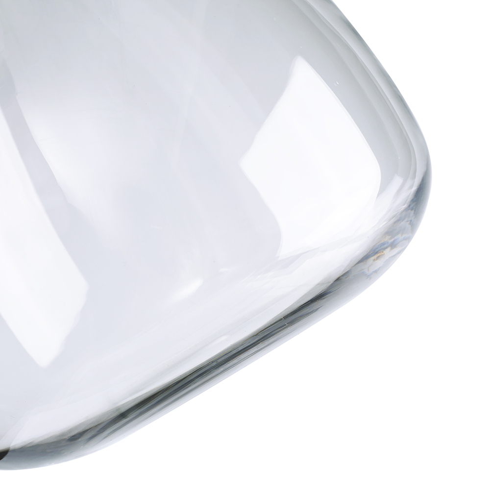 84021S	 D7.5"H6.5" - CLEAR GLASS VASE