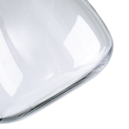 84021S	 D7.5"H6.5" - CLEAR GLASS VASE