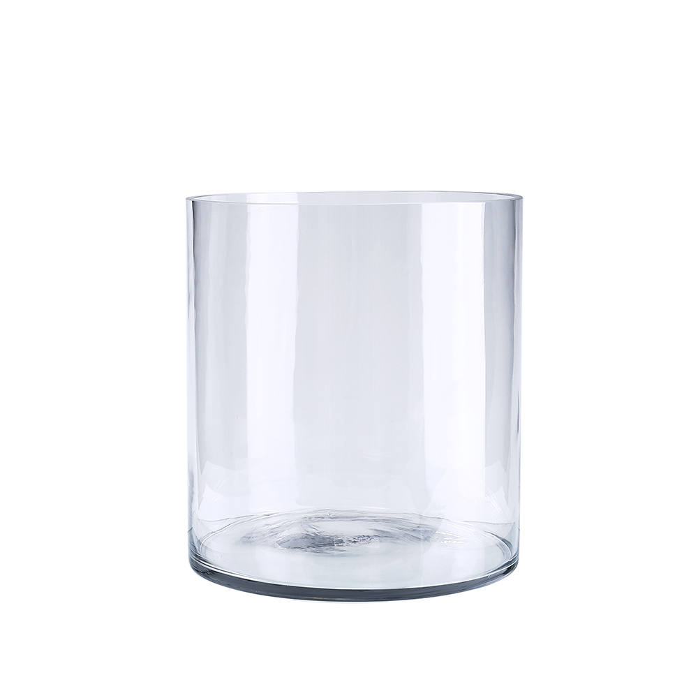 84010c	 D9"H10" - CLEAR GLASS CYLINDER VASE