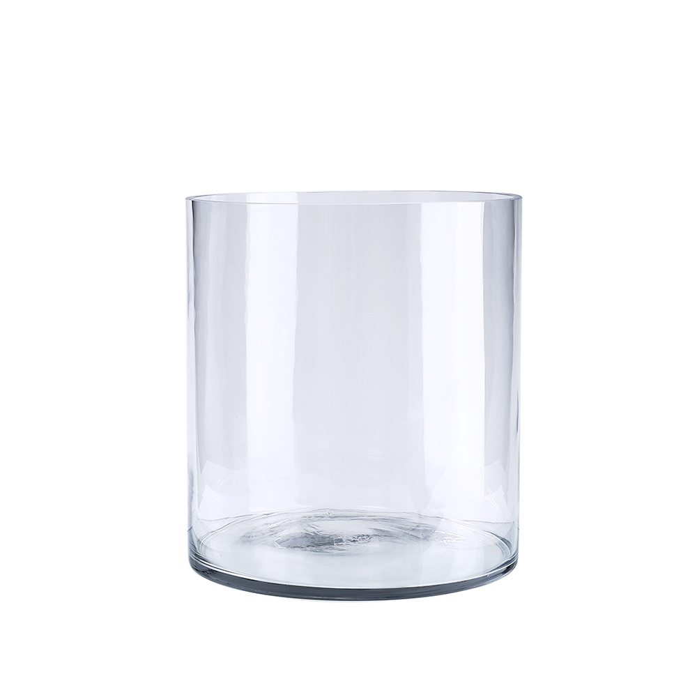 84010c	 D9"H10" - CLEAR GLASS CYLINDER VASE