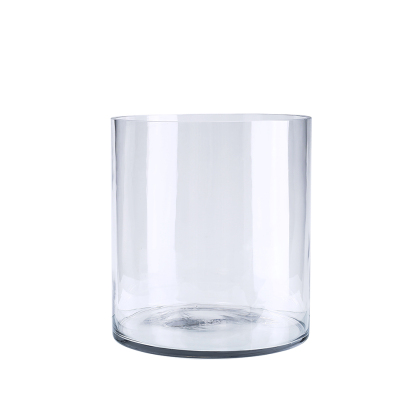 84010c	 D9"H10" - CLEAR GLASS CYLINDER VASE