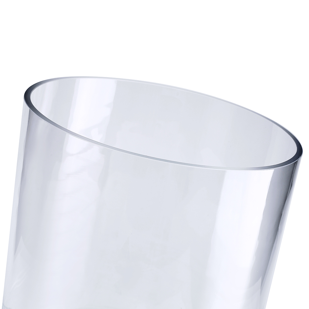 84010c	 D9"H10" - CLEAR GLASS CYLINDER VASE