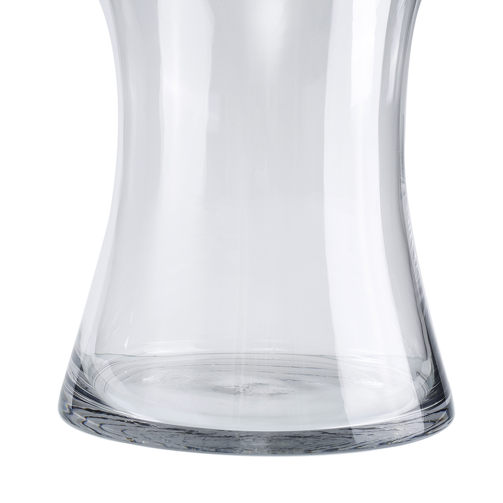 62042	 D9"H13" - CLEAR GLASS VASE