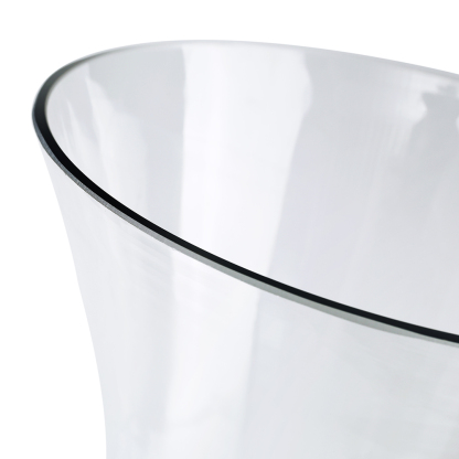 62042	 D9"H13" - CLEAR GLASS VASE