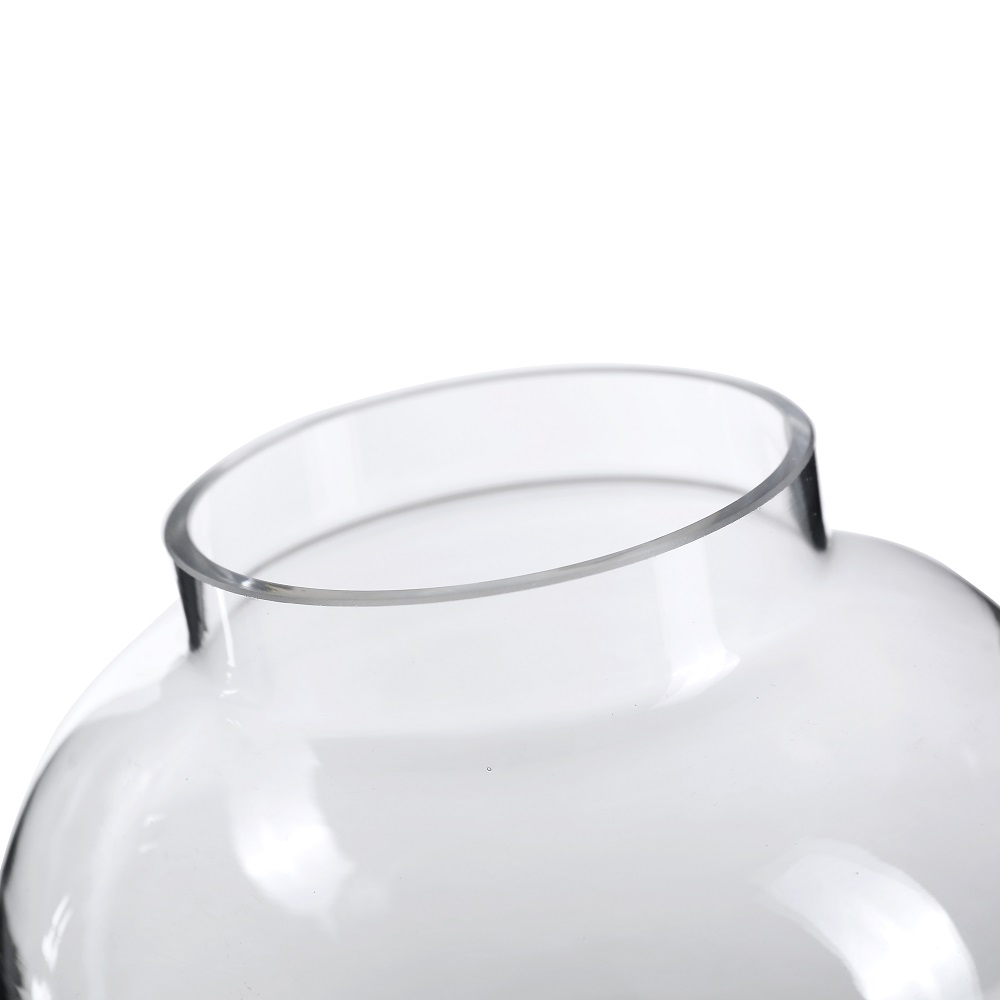 A40729	 D6"H13.5" - GLASS APOTHECARY JAR WITH LID