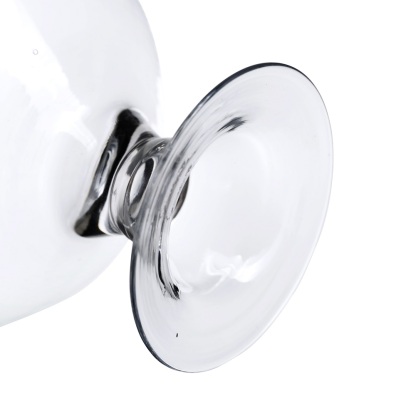 A40728	 D6.5"H12" - GLASS APOTHECARY JAR WITH LID