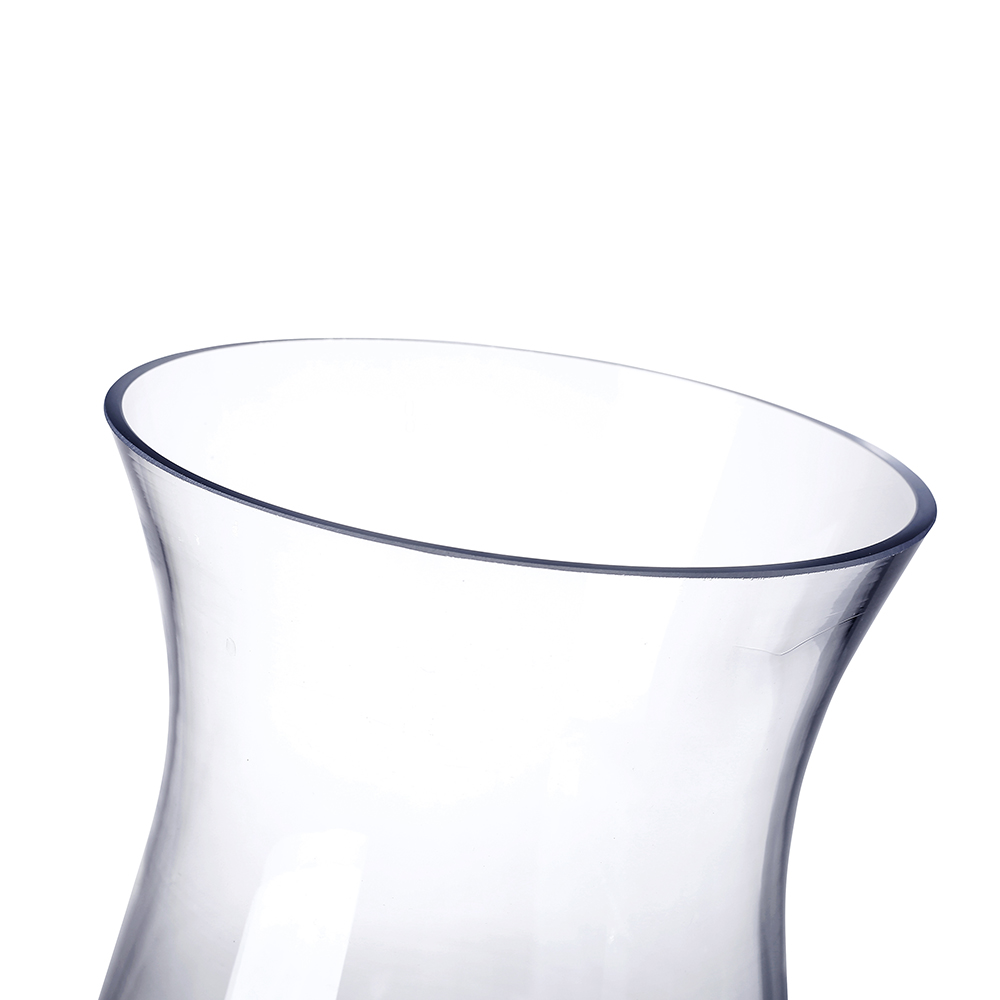 61001L	 D9"H16" - GLASS HURRICANE VASE