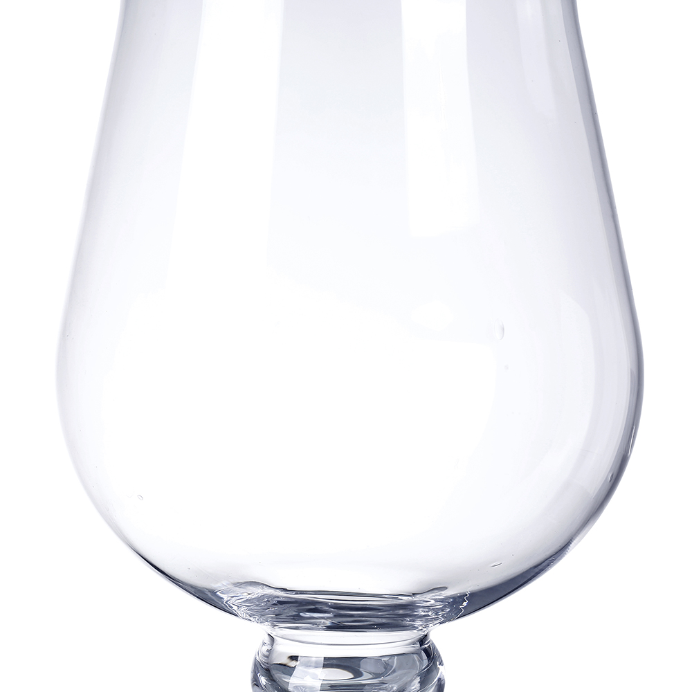 61001L	 D9"H16" - GLASS HURRICANE VASE