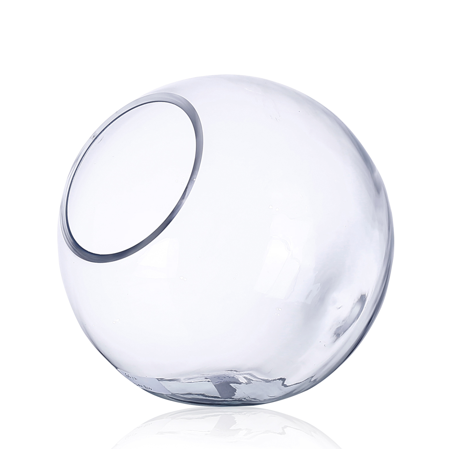 D7"H6.5" - GLASS TERRARIUM VASE