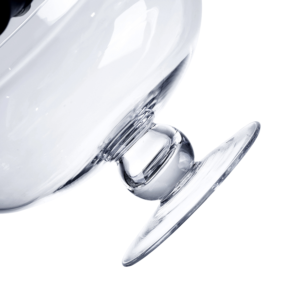 61013	 D10"H14" - GLASS APOTHECARY JAR WITH LID