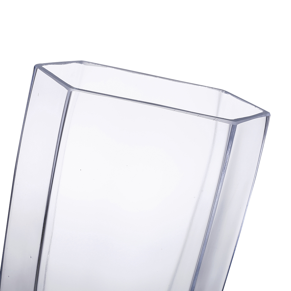 64116	 L5.5"W3"H12" - GLASS VASE