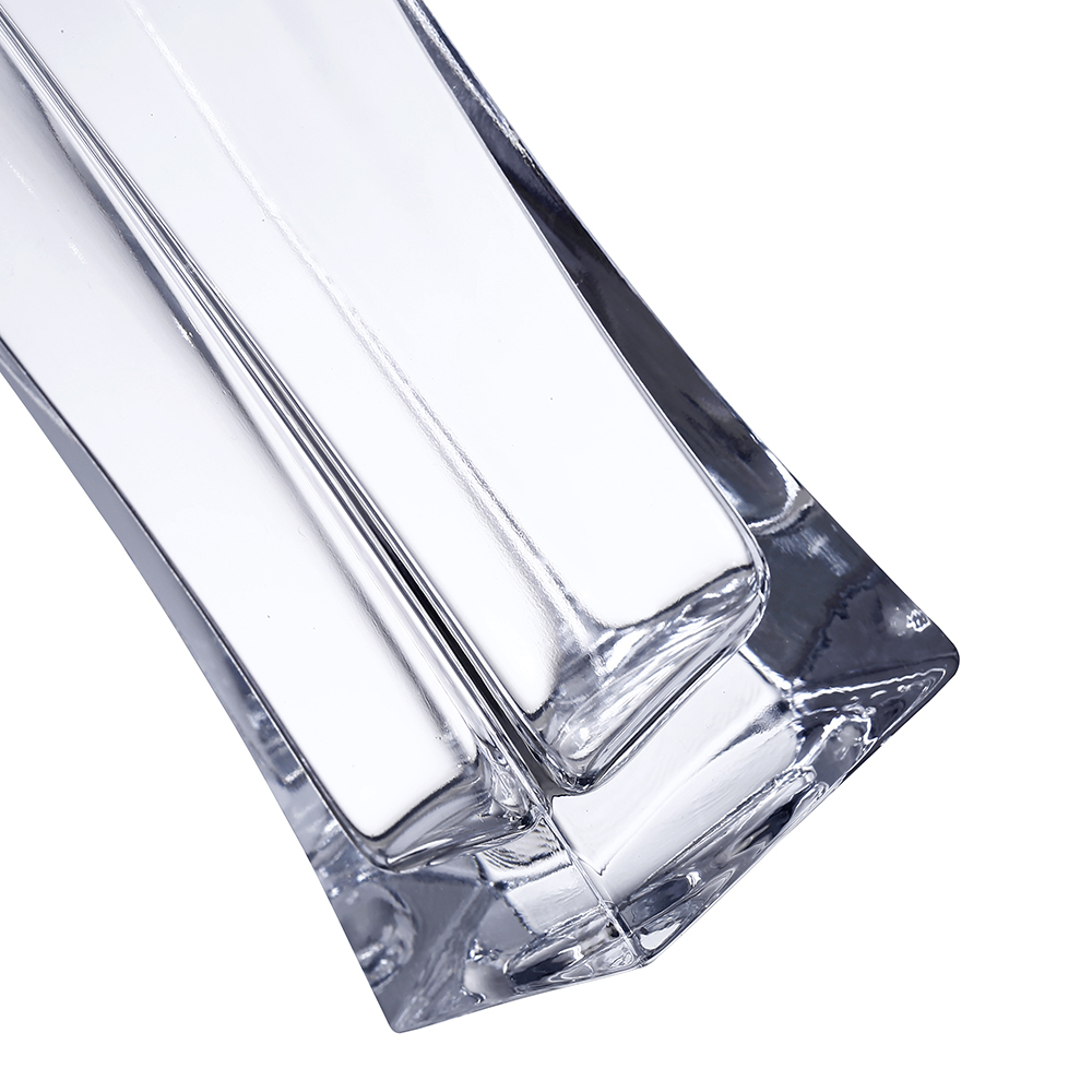 64034	 L5"W5"H14" - GLASS VASE