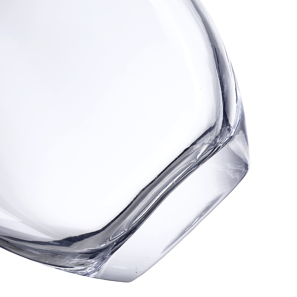 64004	 L6.5"W3"H10" - GLASS VASE