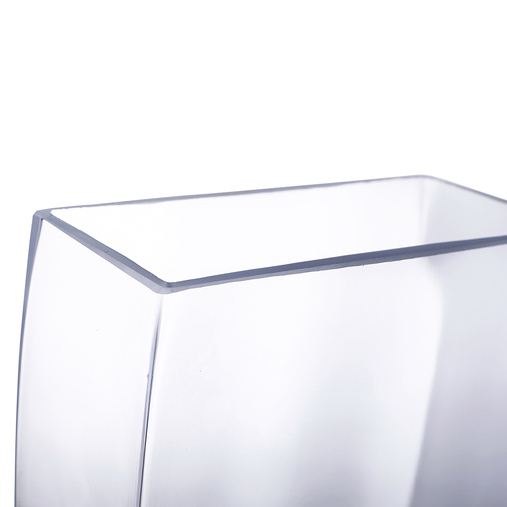 64119	 L6"W3"H12" - GLASS VASE