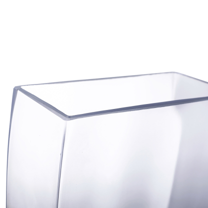 64119	 L6"W3"H12" - GLASS VASE