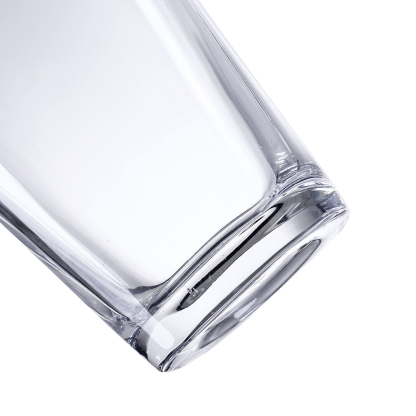 64040	 L6"W3"H10" - TAPERED OVAL GLASS VASE