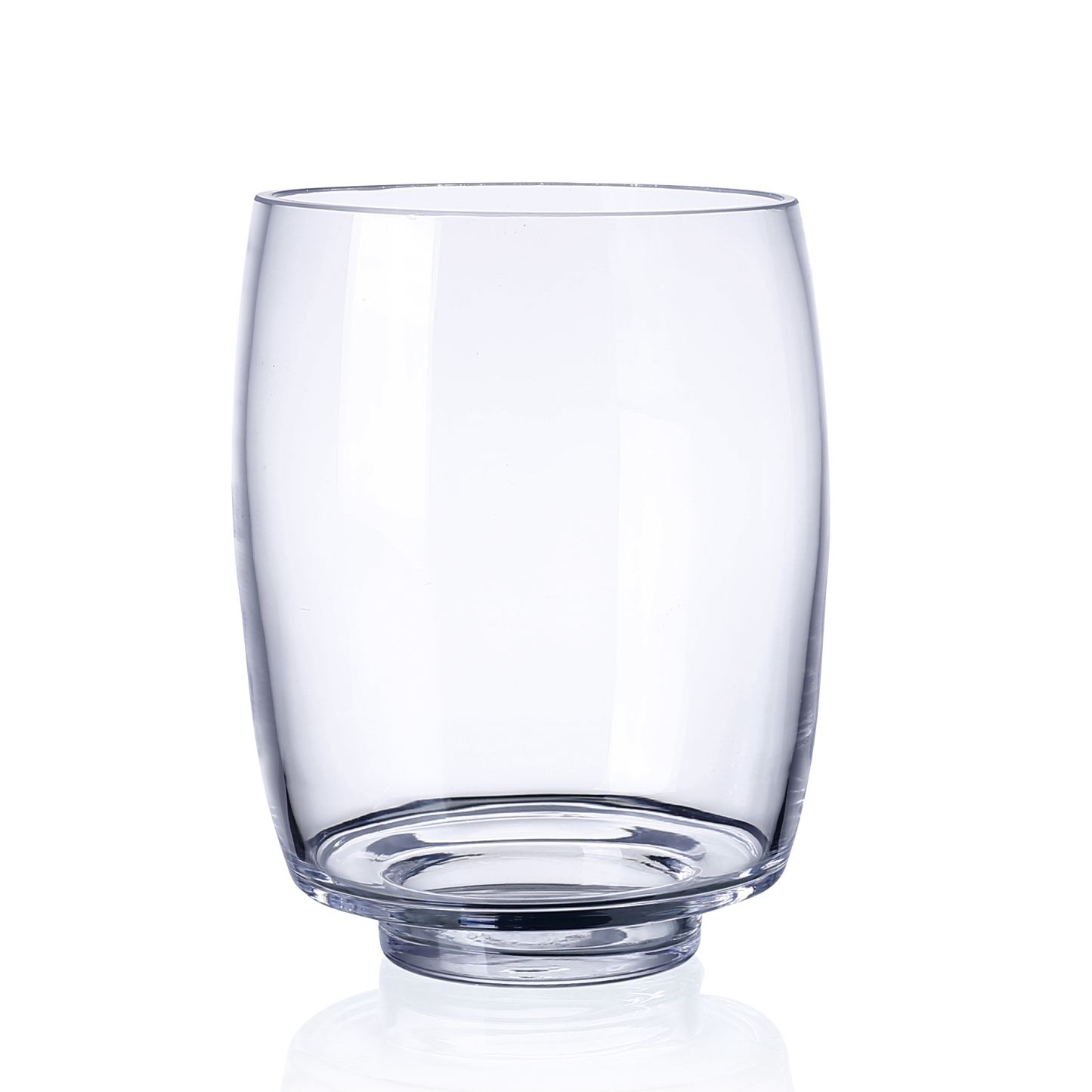 D3"H7.5" - CLEAR GLASS VASE
