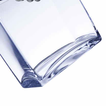 84857C	 L7.5"W4.5"H8" - RECTANGLE GLASS VASE