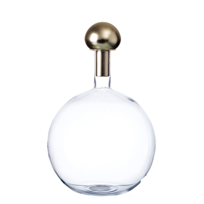 10160 D6" H9.1" GLASS VASE  6PCS/CASE