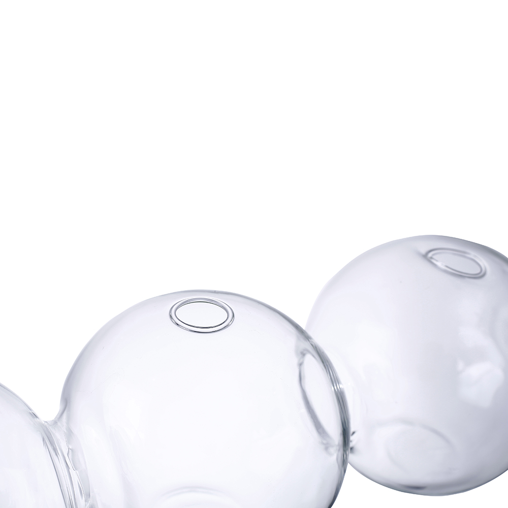 64308	 L10"W3.2"H3" - GLASS BUD VASE