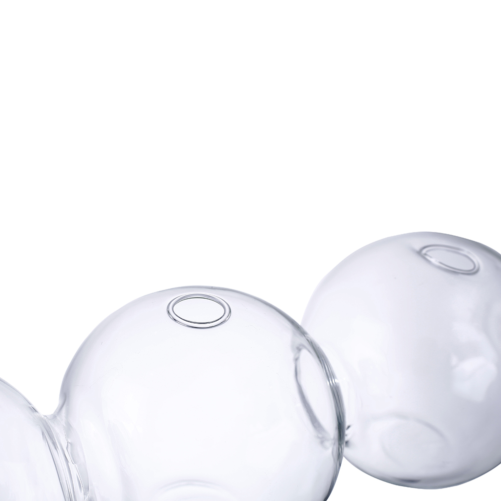 64308	 L10"W3.2"H3" - GLASS BUD VASE