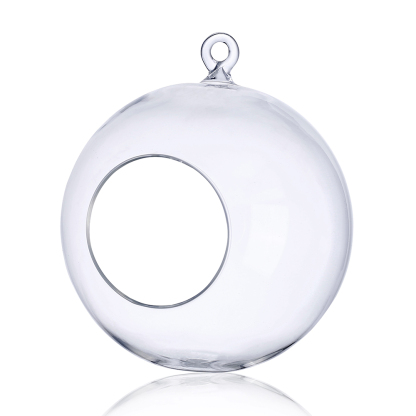 64392	 D4.5" - HANGING GLASS TERRARIUM GLOBE