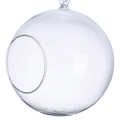 64392	 D4.5" - HANGING GLASS TERRARIUM GLOBE