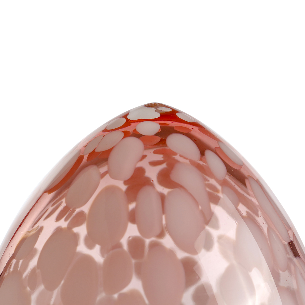 54171ASST	 D6.5"H7.9" - ASSORTED COLORS GLASS EASTER EGGS