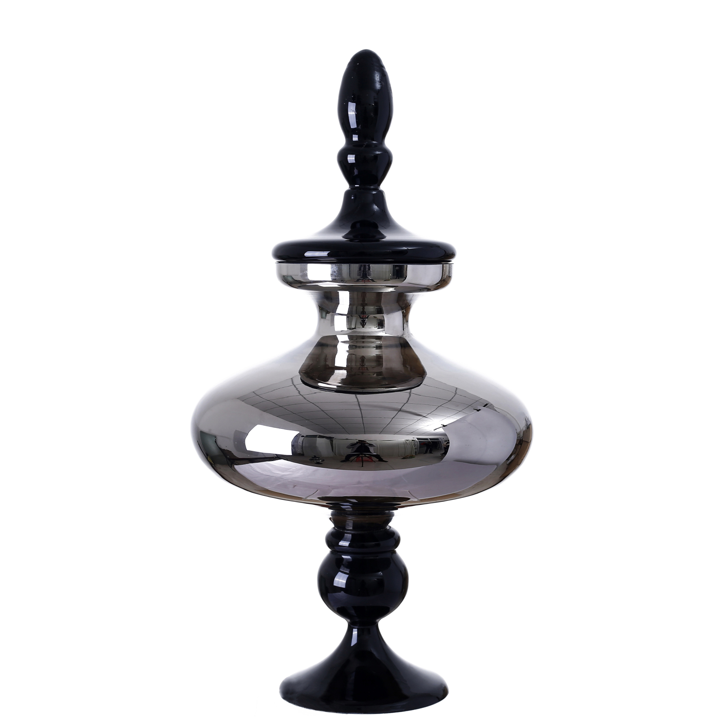 91287	 D14"H24.5" - GLASS URN