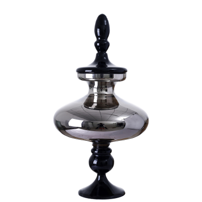 91287	 D14"H24.5" - GLASS URN