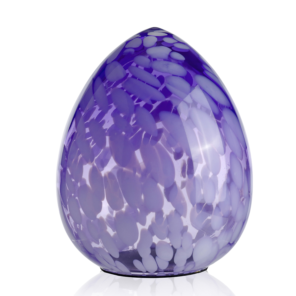54171ASST	 D6.5"H7.9" - ASSORTED COLORS GLASS EASTER EGGS