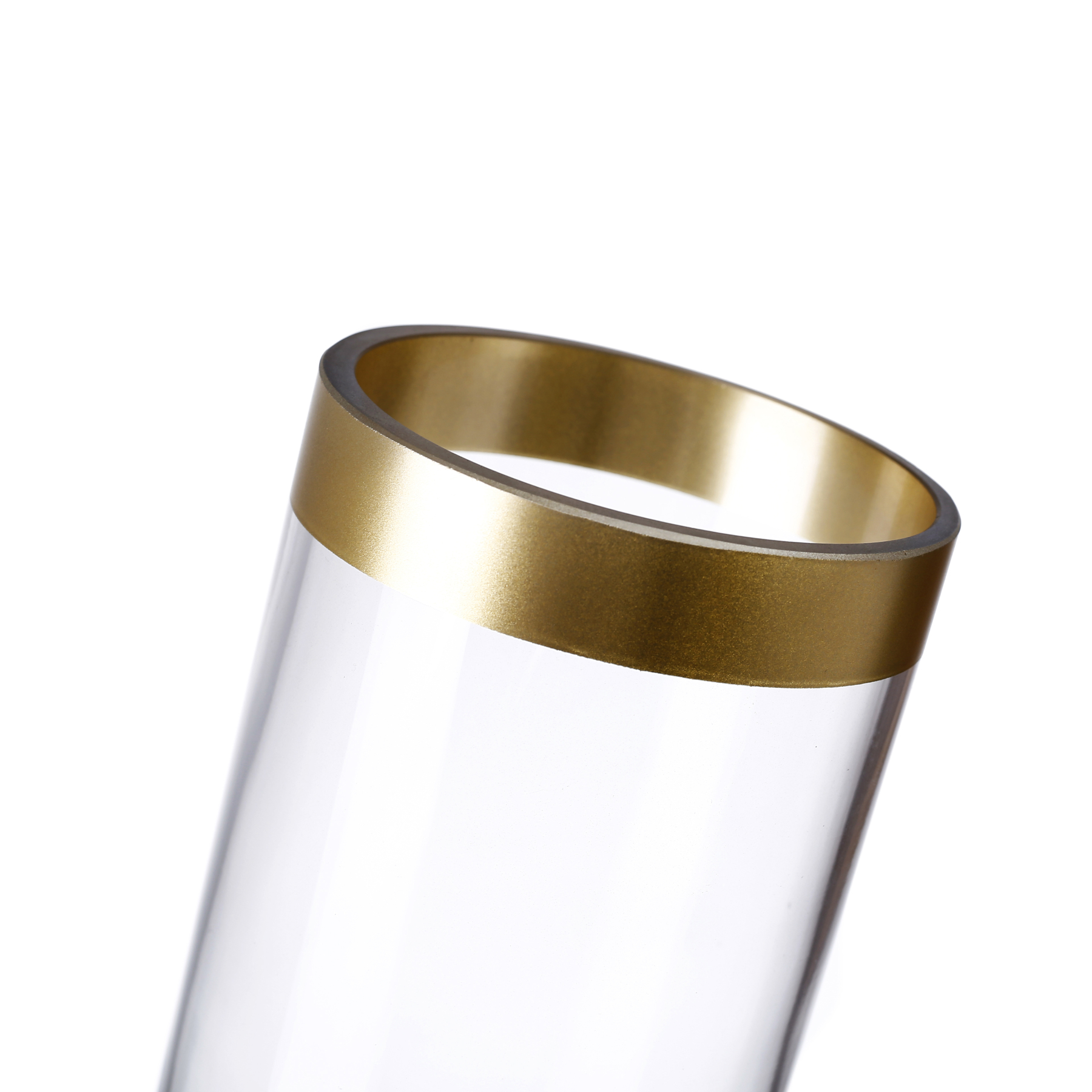 91177	 *D4"H15.5" - GLASS CYLINDER VASE WITH STEM