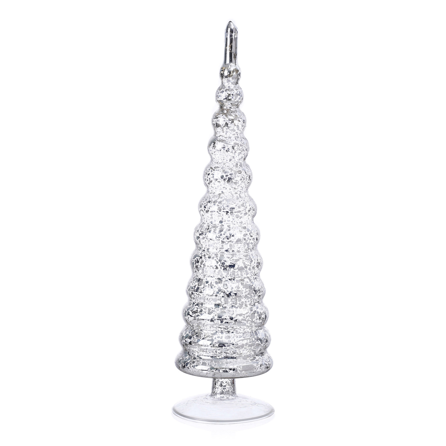 58148	 D2.5"H10" - GLASS CHRISTMAS TREE