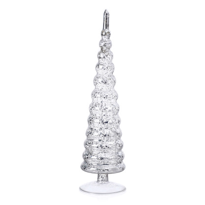 58148	 D2.5"H10" - GLASS CHRISTMAS TREE
