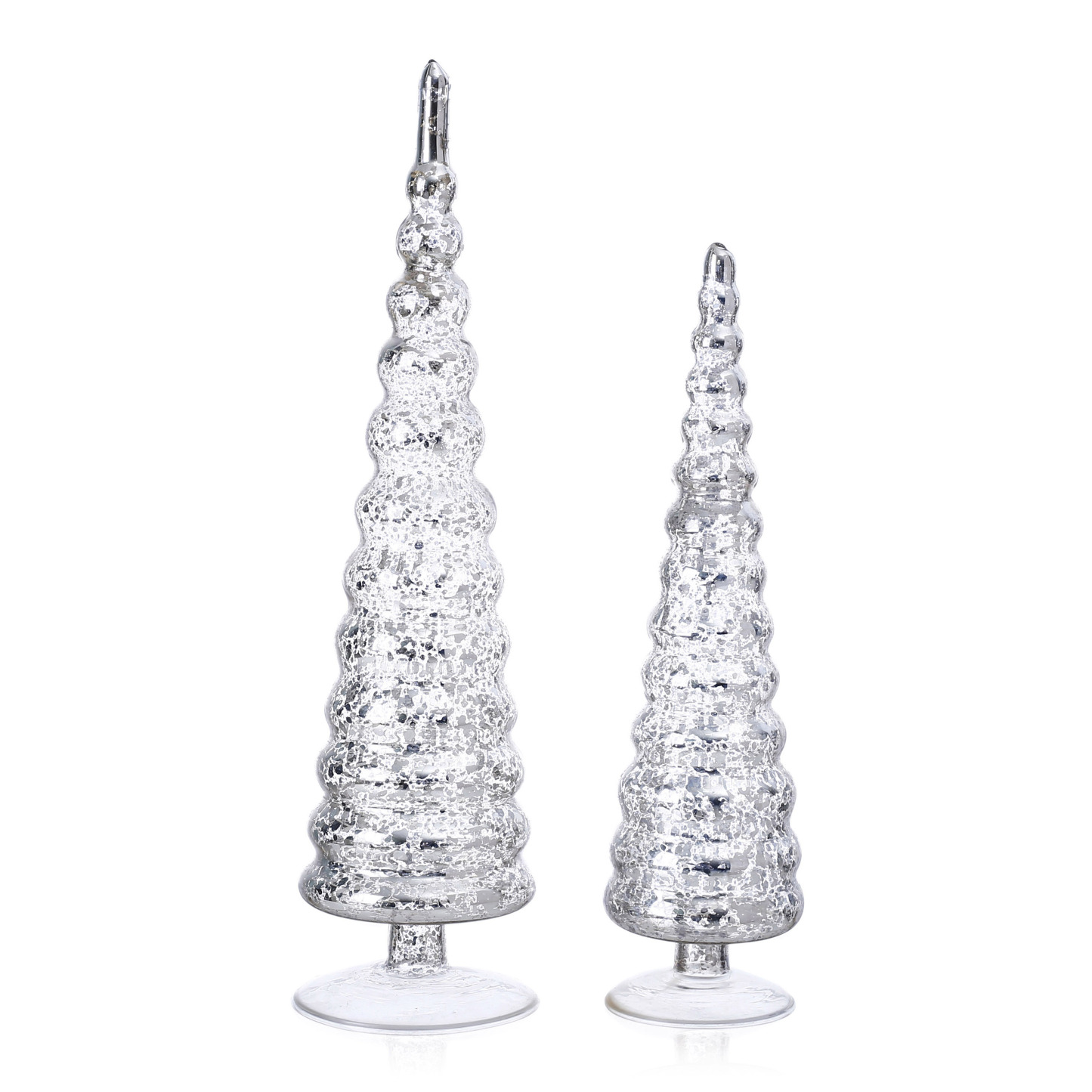 58148	 D2.5"H10" - GLASS CHRISTMAS TREE