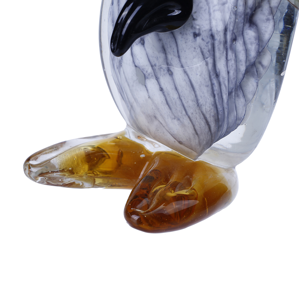 76077	 L3.5"W4"H4" - GLASS OWL FIGUIRINE