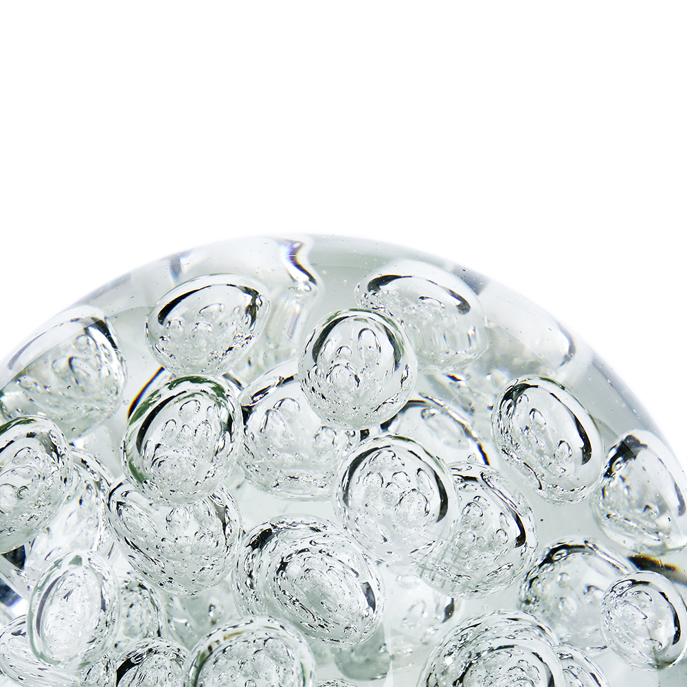 81038C	 D5.5" - GLASS BALL PAPERWEIGHT
